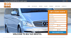 Desktop Screenshot of bigtaxibristol.com